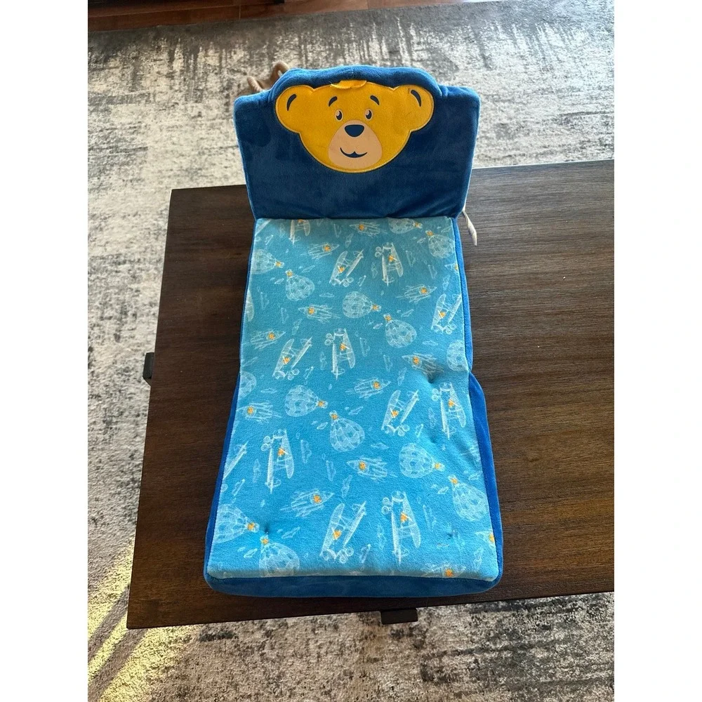 Build A Bear Fold Out Blue Bed Chair